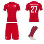 KOMPLET LIGOWY MACRON- GENIUS RZESZÓW - KOSZULKA, SPODENKI, SKARPETKI